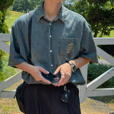 3 TAP Smoke Wrinkle Wash Short Sleeve Shirt (2color)