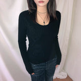 rose ribbed T