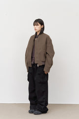 Peach Velvet Cargo Pants