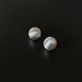[925silver] マットボールピアス
