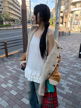 フリルミニスリーブレスワンピース (3C)