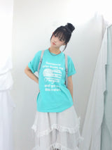 airy chiffon layered skirt