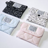 Mini Snap Pouch_Quilted Heart Black