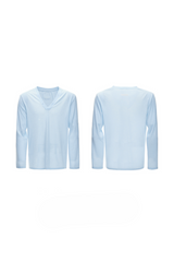 Deep V Neck Long Sleeve
