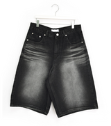 (UNISEX)ミッドナイトブラックバミューダショーツ