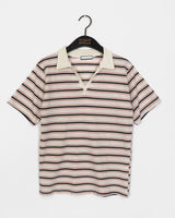 マルヴ ストライプ ピーケー カラー Tシャツ