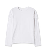 カットアウトレイヤードTシャツ