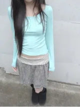 stripe skirt