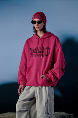 Youth Club Pintuck Oversized Fit Hoodie