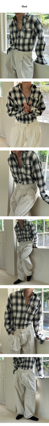 [F/W] Tail check overfit shirts (2color)