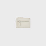 Leather 2 Pocket Flat Bag Set (White)