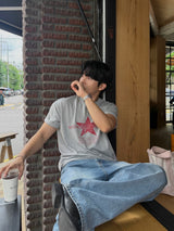 ミッドスターロゴ半袖Tシャツ