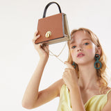 LOMEL MINI マイクロレザーバッグ / Mud Brown