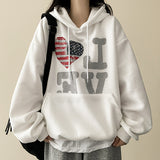 LOVE American flag hood [Fleece]