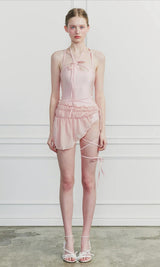 MEMORY WRAP SKIRT pink