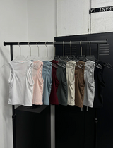 [BASIC ITEM] リブクロップノースリーブ(9color)