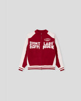 RM Nine lettering color combination knit zip-up (3C)