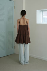 Nina slip dress_brown