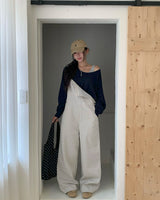 [ORIGINAL] Good Day Overall Stripe Wide Pants