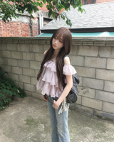 Frill cancan blouse
