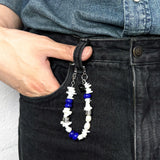 [natural] santorini lapis & pearl bracelet
