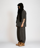 P. Flapping short sleeve _ Dark gray 