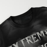 Roven Washed Lettering Long Sleeve T-shirt