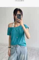 Lena Boat Neck Short Sleeve T-Shirt