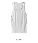 [MADE] Lan circle ribbed sleeveless