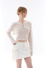 KORI TUBE TOP BOLERO SET / IVORY