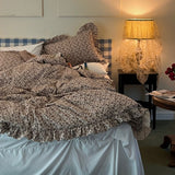 blue is the warm frill duvet cover (SS/160x210cm)