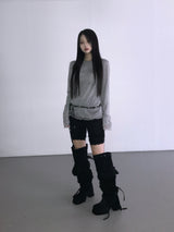 ストラップハイNブーツ(2 color)