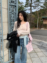 [MADE] Rules Button Henley Neck Knit