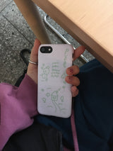 snow hard glossy phone case
