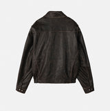 ポンドカットウォッシング2wayレザージャケット