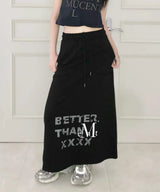 BETTER THAN X SET-UP BANDING LONG SKIRT