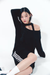 Bermuda Lace Pants Black