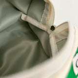 Clam round pouch _ Vivid green