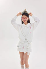 Off the Clock Hooded Jacket (White)