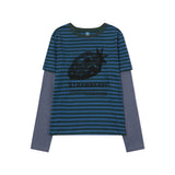 アッシュストロベリーレイヤード長袖Tシャツ  [3 color]
