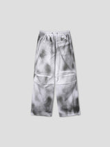 ユニークペインティングバンディングパンツ 2color