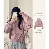 Pocky Pocket Patch Cropped Overfit Hoodie 