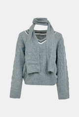 Lyle Modern Muffler Knit Top