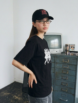 トラブル トラブル( GIRL OVERSIZE TEE )