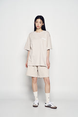 25SS ブレードロゴショートパンツ エッセンシャルベージュ