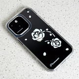 [made] ローズフラリージェルハードスマホケース (ホワイト)