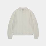 Leaves Knitted Zip Up (3color)
