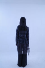 Shirring Dangara Frill T-shirt (2color)