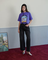 【MADE】SUNSHINE GHOST PRINT T-SHIRT [PURPLE]