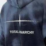 Anarchy Dirty Washing Hoodie Zip-up Warmer